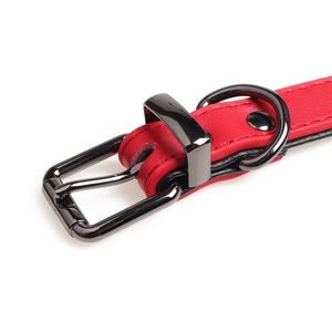 <span class=keywords><strong>Collar</strong></span> de Cuero Pu de <span class=keywords><strong>Color</strong></span> Puro con Hebilla de Hardware de Alta Calidad para Mascotas, Accesorios Modernos - Product Image 3