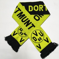 Promotion High Quality Großhandel Custom Design Sport Team Fußball Fans Schal Unisex Soccer Club Mini Fans Team Schals