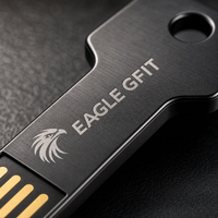 Clé USB 2.0/3.0 en aluminium mini personnalisée avec logo, chiffrée, capacité de stockage de 2 Go à 128 Go