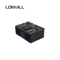 LONVILL 1280*800 Píxeles RS232 USB, Escáner de Código de Barras Compacto Integrado Arduino para Punto de Venta y Kiosco