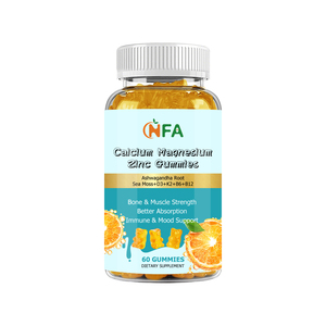 OEM ODM แคลเซียม แมกนีเซียม ซิงค์ กัมมี่ เสริมสร้างกระดูกและกล้ามเนื้อ ดูดซึมได้ดีขึ้น เสริมภูมิคุ้มกัน บำรุงอารมณ์ - Product Image 1