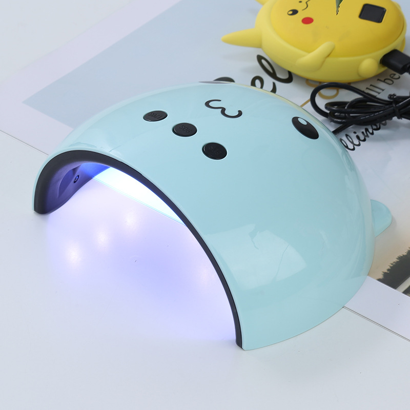 Лидер продаж на Amazon, миниатюрная переносная лампа для ногтей мощностью 36 Вт, USB-Сушилка для ногтей для геля для ногтей