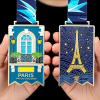 Médailles de récompense personnalisées rapides pour enfants, avec photos de volley-ball, football et soccer, pour étudiants