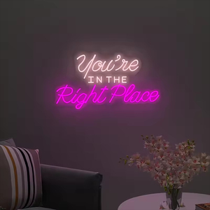 DropShipping Custom Logo Personalized Advertising Lights up Acrylic Happy Birthday LED Neon Sign for Wedding Party Wall Decor - Product Image 1