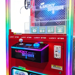 Lucky <b>Star</b> III NINIX NINIX-78253 Coin Operated Claw Machine Metal Colorful <b>LED</b> Lighting Transparent Glass Cabin 1 Year - Product Image 3