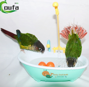 Bain d'oiseaux en plastique OF, douche pour oiseaux, pour perroquets, bain suspendu, cages à perroquets, <span class=keywords><strong>baignoire</strong></span> pour oiseaux, bain d'eau - Product Image 4