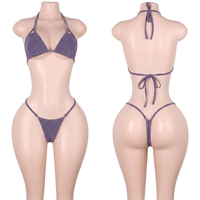 Tenues de danse exotiques, ensembles de strings brillants, bikinis de qualité, lingerie pour adultes, vêtements de club, tenues de strip-tease, tenues de festival, tenues de rave
