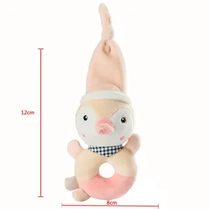 2022 New Design Baby Rattle Toys Hand Bell Grasping Plush Soft Toys Rattle