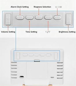 Super Large Modern <b>LED</b> Analog Wooden Wall <b>Clock</b> 2 Meters Power Cord Home Decor Alarm Living Room Quartz Single Face Needle - Product Image 6