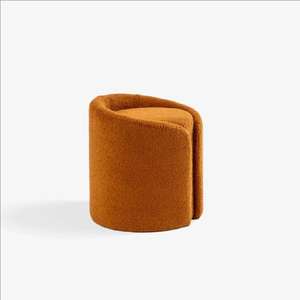 Modern Round Fabric Pouf Soft Comfortable Seating Accent Multi-Purpose Ottoman for Living Room Bedroom Kids Room School - Product Image 3