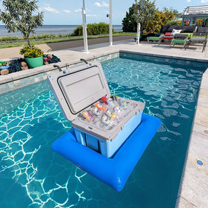 Station de remplissage d'eau gonflable en PVC personnalisée, flotteur rafraîchisseur, porte-gobelet flottant, plateau de <span class=keywords><strong>piscine</strong></span> flottant avec <span class=keywords><strong>pompe</strong></span> à air à vendre - Product Image 1