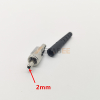 Connecteur Fibre Optique SMA905 0.5mm 1.0mm 1.5mm 2.0mm Grande Fibre Ferrule en Acier Inoxydable Adaptateur Laser Haute Puissance ST FC SC
