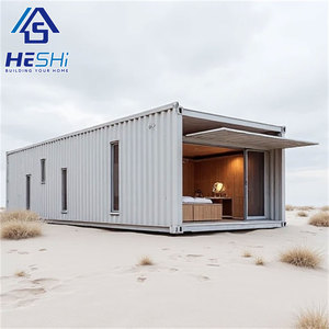 Conteneur extensible préfabriqué personnalisé de 20 pieds 40 pieds Maison 2 3 4 5 chambres à coucher Villa préfabriquée Portable Home Casa Portable - Product Image 1