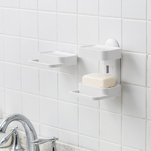 Bar Soap <b>Box</b> Suction Cup Bathroom Toilet Toilet Soap <b>Box</b> Bathroom Kitchen <b>Storage</b> <b>Shelving</b> Soap <b>Box</b> Drain - Product Image 1