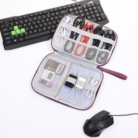 Organizador Electrónico de Viaje, Bolsa/Estuche para Cables USB, Accesorios, Banco de Energía, Cables de Carga, Cargadores, Auriculares, Memoria USB