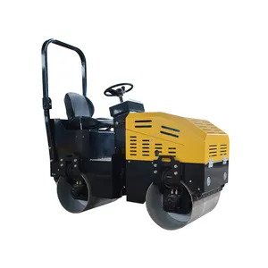 Construction machinery compactor roller vibratory road roller two wheel road roller