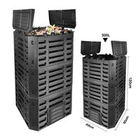 Bacs compostables pour la maison et la cuisine Bac à composteur à flux continu pour jardin Composteur de jardin Bac à compost en plastique