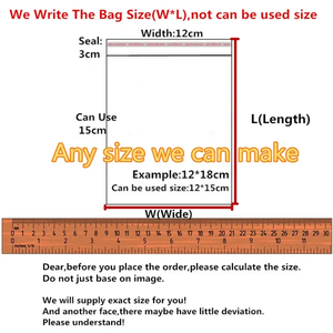 OPP Transparent Self-Sealing BOPP PE Material Plastic <strong>Bags</strong> Custom Logo Printed Packaging for Clothing Socks Jewelry Gifts - Product Image 4