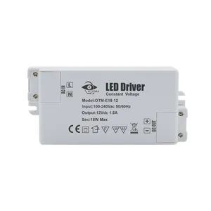 OTM-E18-12 18W 24W 30W 12V 24V IP20 3 Năm Bảo Hành LED Driver Với CE RoHS