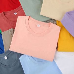 180 GSM 100% Cotton Customized Blank Men's Printed Casual Anti-Pilling Breathable T-Shirts Knitted O-Neck Short Sleeve - Product Image 4