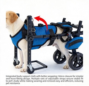 Chariot <span class=keywords><strong>de</strong></span> Mobilité Premium pour Animaux <span class=keywords><strong>de</strong></span> Compagnie, Fauteuil Roulant Professionnel <span class=keywords><strong>de</strong></span> Rééducation pour Chiens Handicapés, pour Chiens Paralysés <span class=keywords><strong>de</strong></span> Petite et <span class=keywords><strong>Moyenne</strong></span> <span class=keywords><strong>Taille</strong></span> - Product Image 5