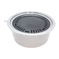 Pinnovo barbecue à charbon en acier inoxydable table japonaise gril fumeur barbecue commercial