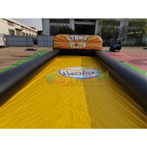 Ensemble de jeux gonflables de bowling humain pour enfants, de qualité commerciale, pour fêtes de carnaval en plein air. - Product Image 6