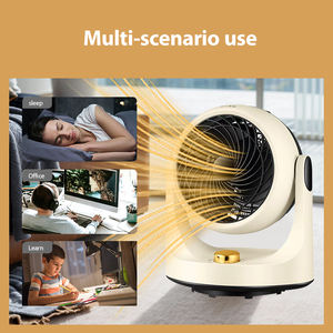 Calentador eléctrico pequeño de <span class=keywords><strong>bajo</strong></span> <span class=keywords><strong>consumo</strong></span> giratorio automático gran angular 1800W protección contra sobrecalentamiento calentador de ventilador independiente - Product Image 5
