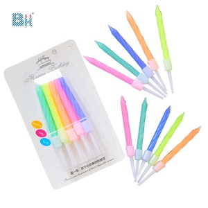 Produttore all'ingrosso unico colorato spirale compleanno candela torta felice nuova candela per la festa - Product Image 2