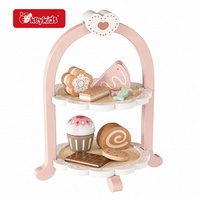 Wooden Kids Musical Instrument Set with Xylophone, Tambourine, Maraca, and Recorder Flute in Pastel Colors for Toddlers W07A260C