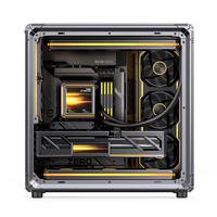 Nuevo Gabinete JONSBO X400 Gris ATX, Gabinete para PC con Doble Cristal Templado, Gabinete para Computadora de Juegos para Ensamblajes de Juegos DIY