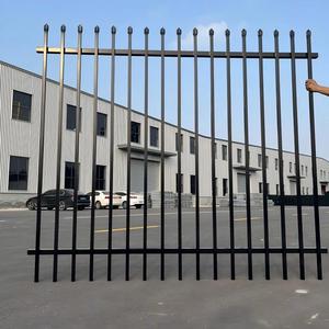 Made in China House Iron Privacy Fence Designs Outdoor <b>Garden</b> Wall Decor Black Aluminum Fence Metal Fence - Product Image 3