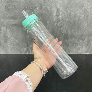 Bouteille d'eau pré-percée de 10 oz avec trou et bouchon, tasse isotherme à double paroi, personnalisable, pour enfants - Product Image 4