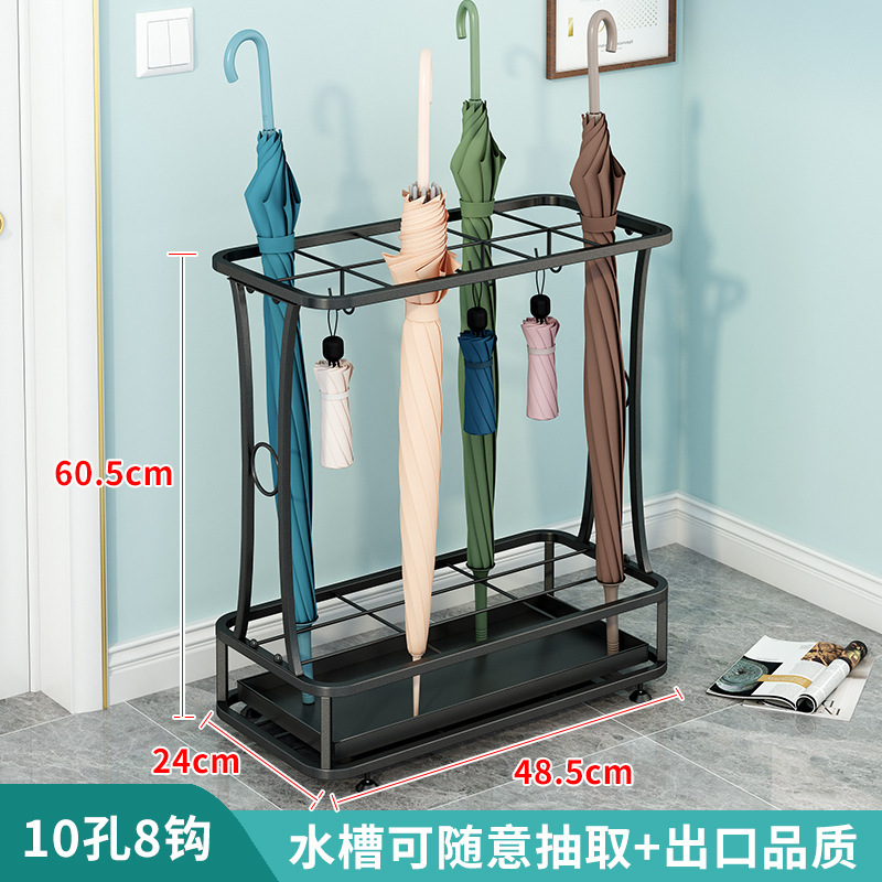 Patrón de malla negra [10 agujeros, 8 ganchos]