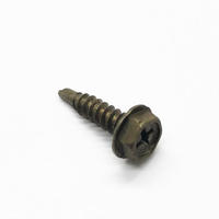Tornillos Autoperforantes de Cabeza Hexagonal con Punta de Perforación, Acero Plateado, OEM Personalizado para Techos Metálicos y Estructuras de Acero