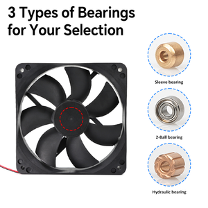 Coolcox 120x120x25mm ống trục quạt làm mát 12025 12V 24V không chổi than điện nhựa ODM cho PC trường hợp heatpipe <span class=keywords><strong>CPU</strong></span> <span class=keywords><strong>Cooler</strong></span> - Product Image 3