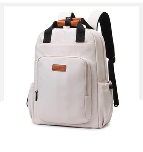 Mochila para Portátil de 16.1 Pulgadas, Impermeable, Ecológica, de Nailon Suave, con Correa de Hombro Arqueada, Cierre de Cremallera y Protección de Airbag - Product Image 2