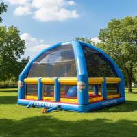 Château gonflable commercial de grande taille, structure de saut, dôme gonflable, tente gonflable, trampoline pour enfants, capacité 300-500 kg, matériau PVC