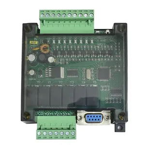 Carte de contrôle industrielle FX1N-40MR FX1N-40MT PLC 24 entrées 16 sorties avec RS485 Modbus RTU