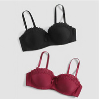 Nouveau Soutien-Gorge à Broderie de Logo Personnalisé avec Nœud 2025 pour Femme, Armature, Dentelle Sexy, Push-Up, Lingerie pour Jeune Fille