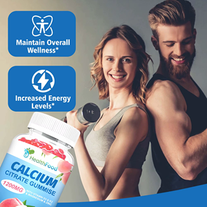 Factory Wholesale Calcium Citrate Gummies Supports Teeth Health and Maintain Overall Wellness with Dietary <b>Supplement</b> - Product Image 5