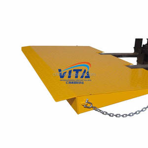 VITA Painted & Galvanized Heavy-Duty Mobile Loading Dock Ramp for Forklifts-8000kg Capacity Bearing <b>Transport</b> Solutions - Product Image 3