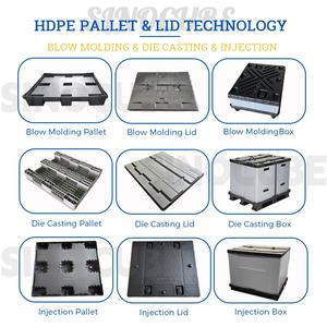 Promotion : Boîte Gaylord en plastique Sinocube, écologique, en PP, avec logo personnalisé, entrée 4 voies, empilable pour pièces automobiles - Product Image 4