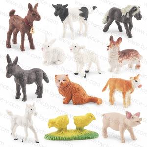 Faire semblant <span class=keywords><strong>de</strong></span> jouer jouets <span class=keywords><strong>de</strong></span> <span class=keywords><strong>ferme</strong></span> jouet éducatif pour tout-petit mini en plastique volaille animal figure jouet pour maison <span class=keywords><strong>de</strong></span> poupée bricolage accessoires - Product Image 5