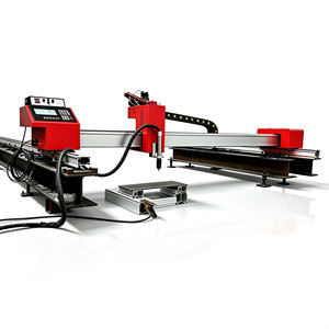 Machine de découpe plasma CNC à flamme, portique à servomoteur 380V, haute précision, découpeuse automatique de métaux - Product Image 1