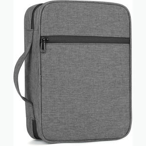 Échantillon gratuit grand étui biblique étanche pour femmes étui de transport livre avec poignée en relief Floral Design Bible sacs - Product Image 3