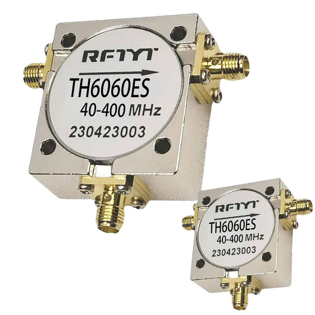 TH6060ES 40-400MHz 100w Telecommunication Rf Radio Frequency Coaxial Circulators Isolators Components for RFID and Radar System