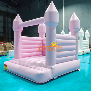 Structure gonflable commerciale combinée toboggan et château rebondissant pour enfants, idéale pour la location événementielle - Product Image 2