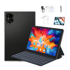 Tablette PC 2 en 1 avec clavier, prix avantageux, écran capacitif 10,1 pouces P80 Pro Android 15, appels 4G, WiFi 5G, 8 Go de RAM, 256 Go de stockage - Product Image 1