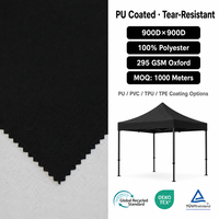 Impression de revêtement 900D 100% polyester pour produits d'extérieur et bagages, tentes, auvents, sacs à dos, PU, PVC, TPU